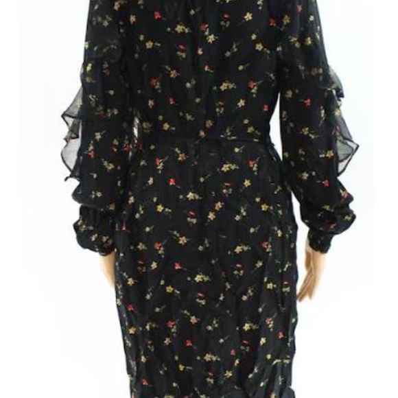 Lauren Ralph Lauren | Dresses | Lauren Ralph Lauren Black Floral Dress ...